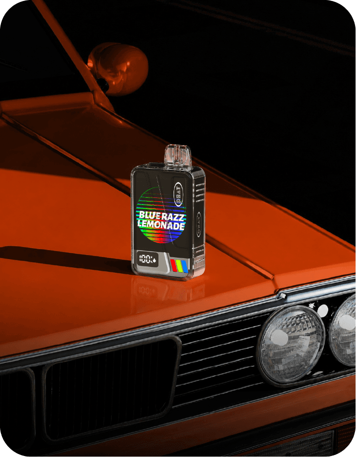 DZAT device displayed on a classic car